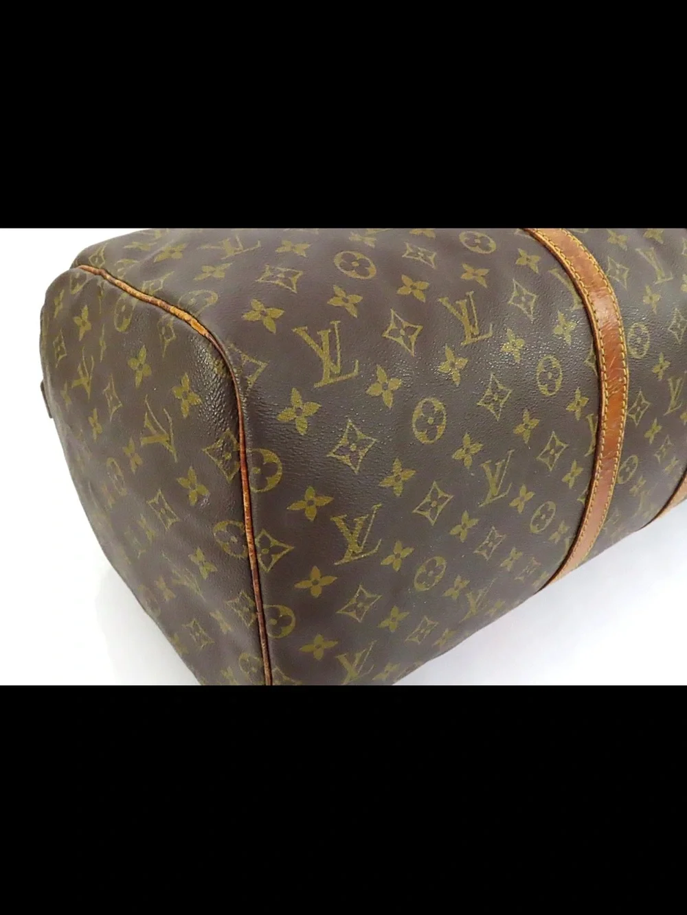 Louis Vuitton Monogram Travel Duffle in Brown and Tan